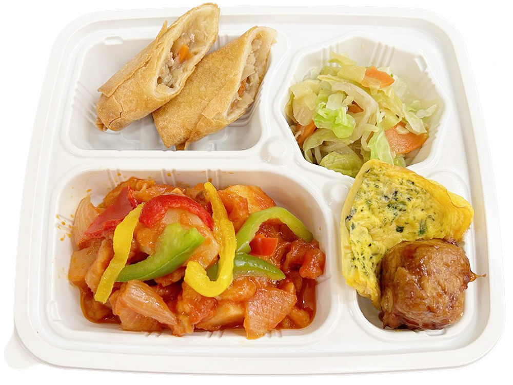 鶏肉と肉団子の酢豚風